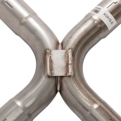 1965-70 Chevy Impala  X-Pipe Crossmember Back Exhaust 409 SS Rear Exit Turbo Pro Mufflers Pypes Performance Exhaust