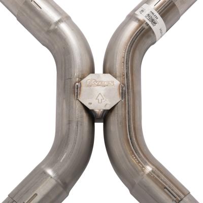 1965-70 Chevy Impala  H-Pipe Crossmember Back Exhaust 409 SS Rear Exit Violator Mufflers Pypes Performance Exhaust
