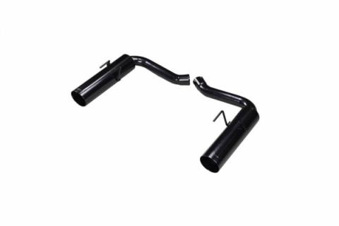 Pype Bomb Series Axle Back Exhaust System 10-14 Camaro V8 Split Rear Dual Exit Hardware/4.5 in Black Tips Incl Black Finish 409 Stainless Steel Pypes Exhaust