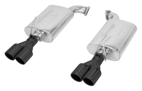 2008-2009 G8 Axle Back Violator Exhaust System w/ Black Quad Tips 304 Stainless SGG61VSB