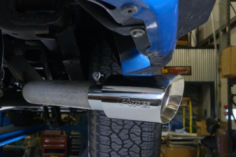 19-25 Silverado / Sierra 1500 4.8L/5.3L Single Exit Tunes & Tip Muffler Replacement Exhaust Kit Violator Muffler SGT32V PYPES