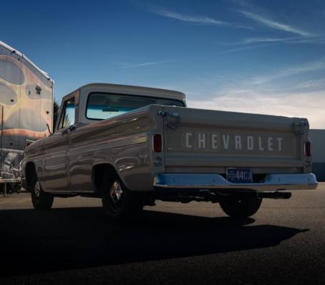 Crossmember Back W/ H-Pipe Exhaust System 63-66 GM Truck Split Rear Dual Exit 2.5 Inch Intermediate And Tailpipe Hardware Incl Turbo Pro Muffler Incl And Tip Not Incl Stainless Steel Pypes Exhaust