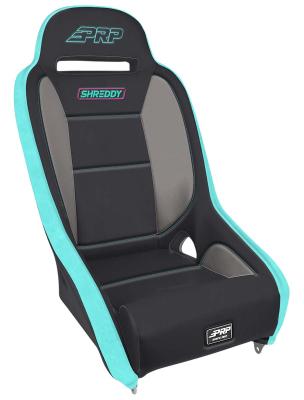 Shreddy Comp Elite Suspension Seat Black and Teal PRP Seats