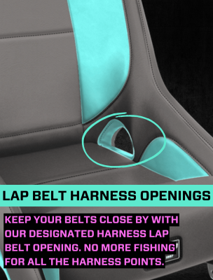 Shreddy Edition Podium Suspension Seat Cracked Black PRP Seats