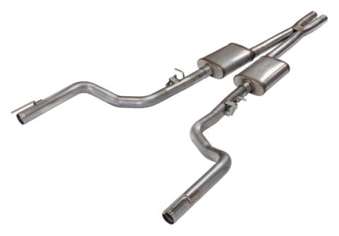 3 Inch Cat Back Exhaust W/ X Pipe 15-23 Challenger 6.4L W/ Violator Muffler Pypes Exhaust