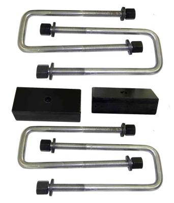 Rear Lift Block and U-Bolt Kit Heavy Duty 1 Inch For 2001-06 Tundra SuspensionMaxx
