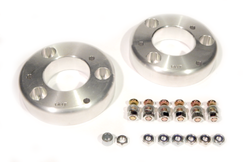 2 Inch Front Leveling Strut Extension Aluminum For 14-20 Ford F-150 17-18 Raptor Top Gun Customz