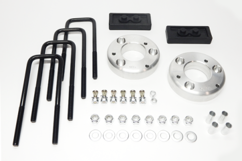 2 Inch Ford Level-Lift Kit Includes Front Strut Extensions 1 Inch Rear Blocks For 14-14 Ford F-150 Top Gun Customz