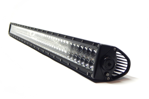 50 Inch LED Light Bar Straight Dbl Row Chrome Series Combo Flood/Beam 288W Dt Harness 79900 25,920 Lumens Top Gun Customz