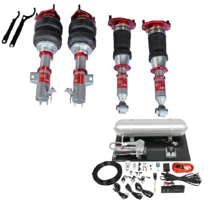 AirPlus Air Struts w/ VERA Evo Bluetooth Management For 08+ Subaru STI 15+ Subaru WRX TruHart