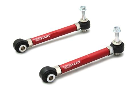 Rear Toe Arms For 12+ Subaru BRZ 08-16 Subaru Impreza 10+ Subaru Legacy 08+ Subaru STI 08+ Subaru WRX 12-17 Scion FR-S 16+ Toyota 86Red RWD TruHart