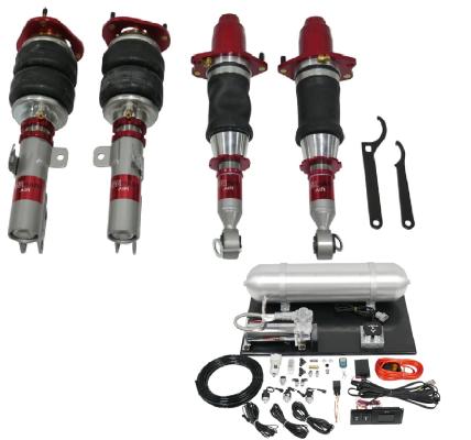 AirPlus Air Struts w/ VERA Evo Management For 09-19 Toyota Corolla Sedan 03-13 Toyota Matrix FWD TruHart