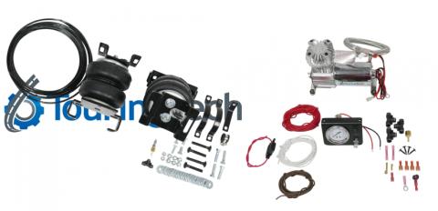 Rear Air Bag Tow Assist Kit w/ Controller Kit 01-10 Silverado/Sierra 2500/3500