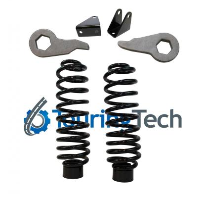 Rear Air to Coil Spring Conversion Kit w/ 1-3 Inch F / 2 Inch Rear Lift Kit and Shock Extenders 03-09 Hummer H2