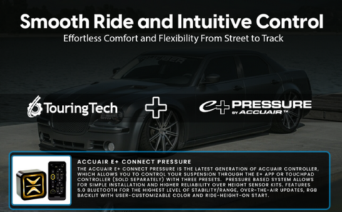 TOPair Air Struts w/ AccuAir E-Level 00-06 S-Class RWD Touring Tech