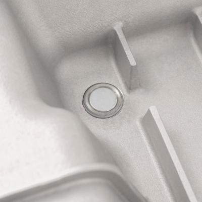 10R140 Deep Transmission Pan SuperDuty Gas 20-25 - Step Bottom - Brushed Pacific Performance Engineering