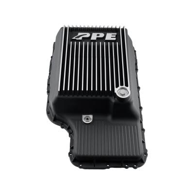 10R140 Deep Transmission Pan SuperDuty Gas 20-25 - Step Bottom - Brushed Pacific Performance Engineering