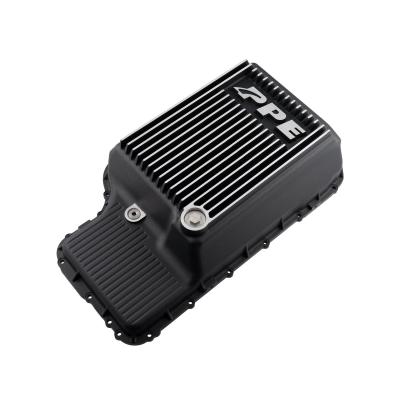 10R140 Deep Transmission Pan SuperDuty Gas 20-25 - Step Bottom - Brushed Pacific Performance Engineering