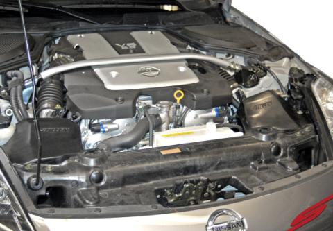 350Z Dual Long Tube Air Intake Kit Gen 2 Z33 Oil Filter For 07-09 Nissan 350Z Stillen