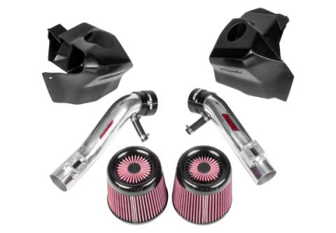 350Z Dual Long Tube Air Intake Kit Gen 2 Z33 Oil Filter For 07-09 Nissan 350Z Stillen