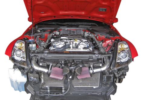 350Z Hi-Flow Ultra Long Dual Tube Air Intake Gen 3 Z33 Oil Filter For 07-09 Nissan 350Z Stillen