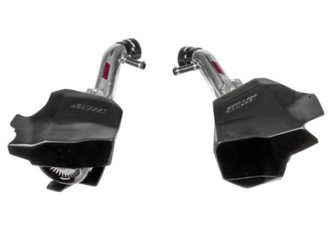 370Z Dual Long Tube Air Intake Kit Gen 2 Z34 Dry Filter For 09-20 Nissan 370Z Stillen