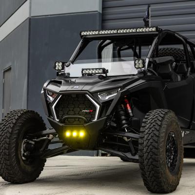 OnX6+ 10 Inch Light Bar Hood Mount Kit Polaris 2025 RZR ProR; ProS; ProXP, Clear Baja Designs