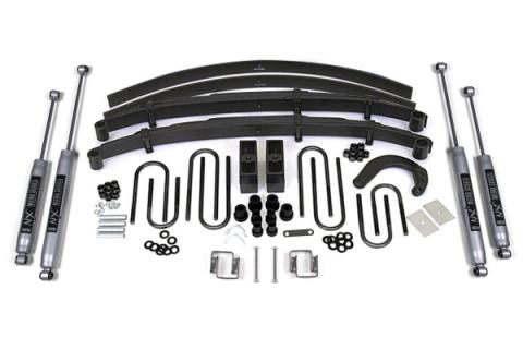 6 Inch Lift Kit Chevy/GMC 1/2 Ton Truck/SUV 77-87 4WD Leaf Springs Fox 2.0 Performance Shocks