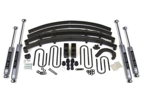 6 Inch Lift Kit Chevy/GMC 3/4 Ton Suburban 88-91 4WD Leaf Springs Fox 2.0 Performance Shocks