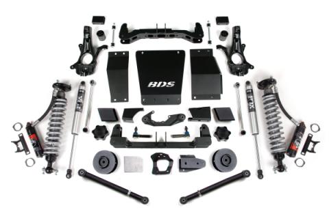 4 Inch Lift Kit FOX 2.5 Performance Elite Coil-Over Cast Steel 15-19 Suburban, Tahoe, Yukon/XL 1500 4WD