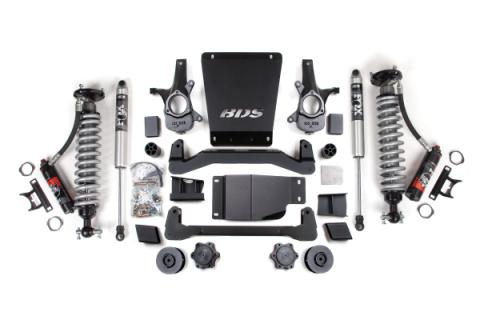 4 Inch Lift Kit FOX 2.5 Performance Elite 3 Inch Coil-Over 07-14 Avalanche, Suburban, Tahoe, Yukon 1500 4WD BDS Suspension
