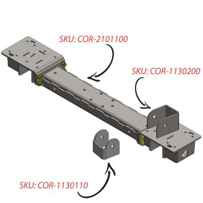 Jeep Cherokee Front 3-Link 3 Piece Cross Member 1984-2001 XJ Clayton Off Road