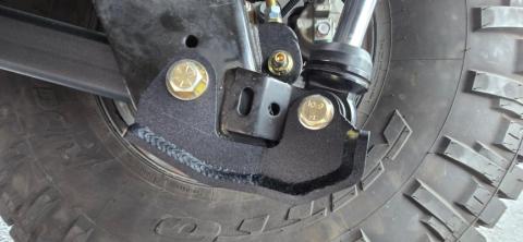 Jeep Wrangler Rear Bolt On Shock Bracket Control Arm Skids 2018+ JL Clayton Off Road