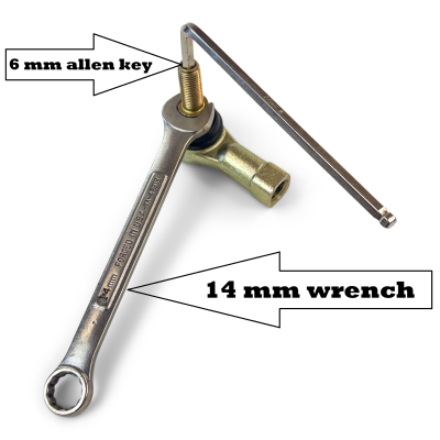 Jeep Wrangler Adjustable Rear Sway Bar End Link 2007+, JK/JL Or Jeep Wrangler Adjustable Front Sway Bar End Link 2007-2018 JK