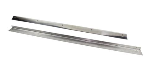 Jeep CJ5 Rocker Guards Pair 55-83 CJ5 Polished Silver Kentrol