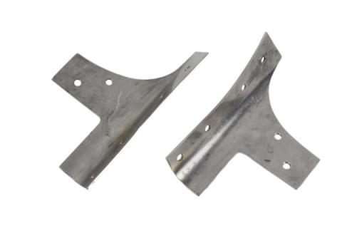 Jeep JK Windshield Supports Pair 07-18 Wrangler JK Polished Silver Kentrol