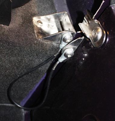 Jeep CJ Tailgate Pivot Latch Assembly Fiberglass Body 76-86 CJ Polished Silver Kentrol