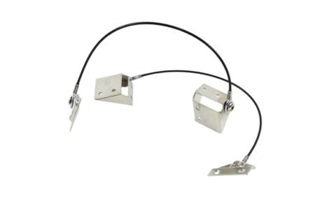 Jeep CJ Tailgate Pivot Latch Assembly Fiberglass Body 76-86 CJ Polished Silver Kentrol