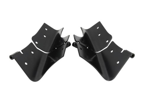 Jeep TJ Windshield Hinge Pair 97-06 Wrangler TJ Powdercoat Black Kentrol