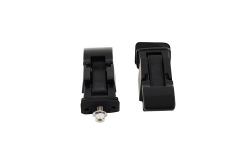 Jeep TJ Hood Catch Pair 97-06 Wrangler TJ Powdercoat Black Kentrol