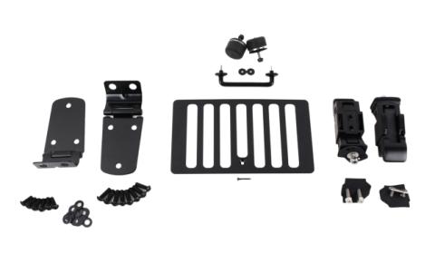 Jeep TJ Hood Kit 98-06 Wrangler TJ Powdercoat Black Kentrol