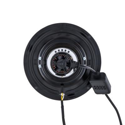 High/Low Beam Black 30W LED 5.75 Inch with HDR Switchback Halo Dapper Lighting