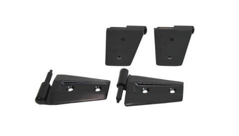 Jeep JK Door Hinge Set 4 Pieces 2 Door 07-18 Wrangler JK Textured Black Kentrol