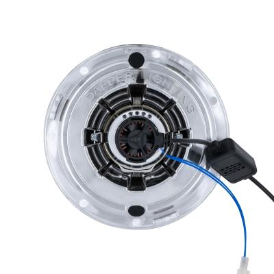 Chrome LED 7 Inch with Original Glass Dapper Lighting