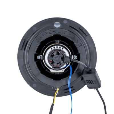 Black LED 7 Inch with HDR Switchback Halo Dapper Lighting