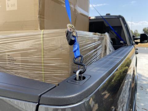 Raised Fit Retractable Tie-Down Anchors 2014 + Silverado/Sierra 1500/2500/3500 Bullring