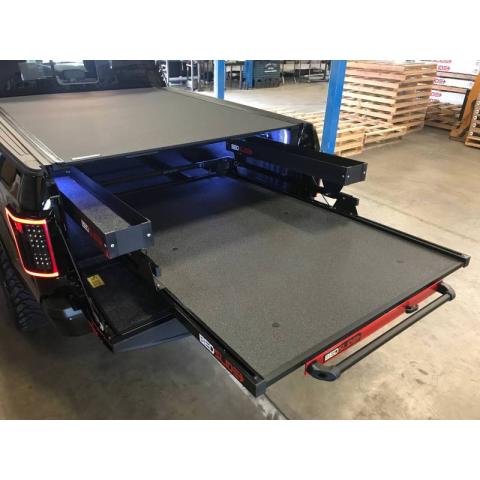 Bedslide Black BedBin Side Kix 7 Inch x 44 Inch 2 piece Bin Kit