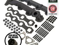 6.7L Power Stroke Exhaust Manifold Kit Ford 2015-2019 F250 / F350 Pick-up and 2017-2019 F350 / F450 / F550 Cab-Chassis and 2016-2019 F650 BD Diesel
