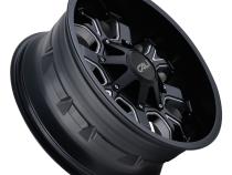 Cast Aluminum Wheels Dirty 9104 SB 22x10 Milled Spokes Satin Black 5 On 127/5 On139.7 Bolt Pattern -19 Offset Cali Offroad Wheels