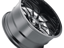 Cast Aluminum Wheels Summit 9110 GB-M 22x12 Milled Spokes Gloss Black 5 On 139.7 Bolt Pattern -51 Offset Cali Offroad Wheels
